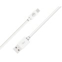 Câble USB A/micro USB 1,2m Blanc - 100% Plastique recyclé Bigben