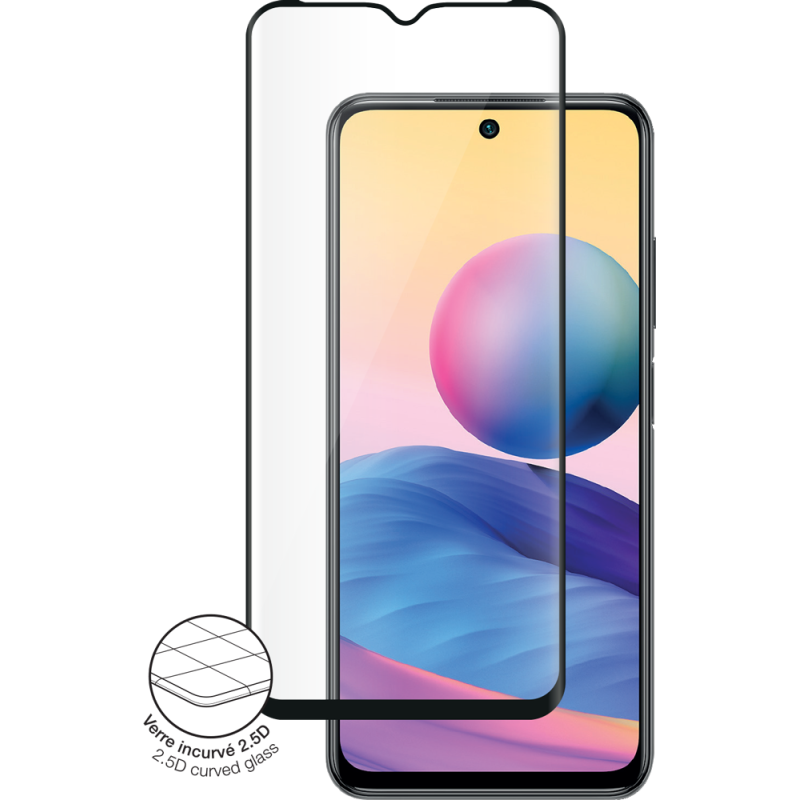 Protège écran 2.5D Xiaomi Redmi 10 5G Bigben