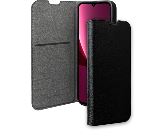 Folio Wallet Xiaomi 12T / 12T Pro Noir - 65% Plastique recyclé Certifié GRS Bigben