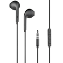 Ecouteurs Jack 3.5mm - Bouton - Noirs