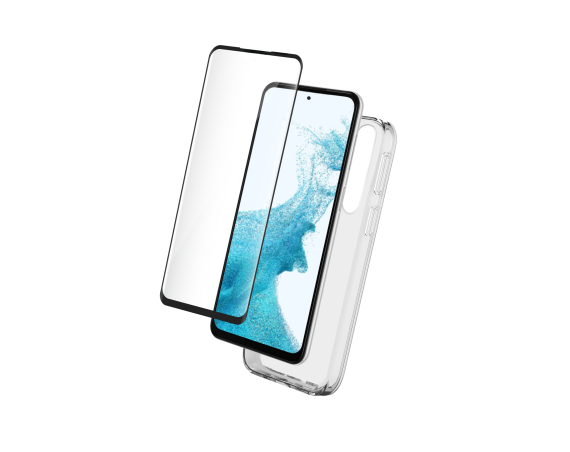 Pack Samsung Galaxy A54 5G Coque Transparente + Verre trempé  Bigben