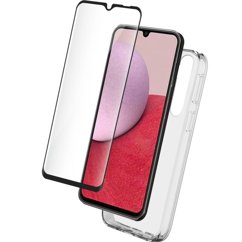Pack Samsung Galaxy A14 4G&5G Coque Transparente + Verre trempé Bigben