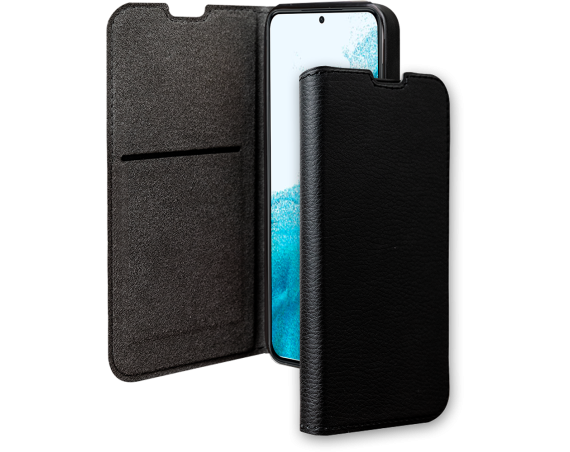 Folio Wallet Samsung Galaxy S23 5G Noir - 65% Plastique recyclé Certifié GRS Bigben