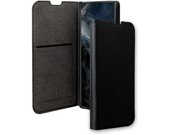 Folio Wallet Samsung Galaxy S23 Ultra 5G Noir - 65% Plastique recyclé Certifié GRS Bigben