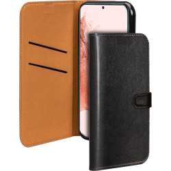 Folio Wallet Samsung Galaxy S23+ 5G Noir avec languette de fermeture Bigben