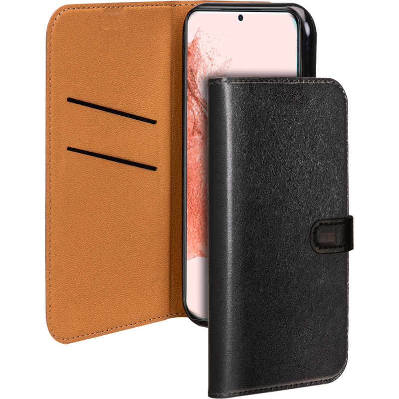 Folio Wallet Samsung Galaxy S23+ 5G Noir avec languette de fermeture Bigben