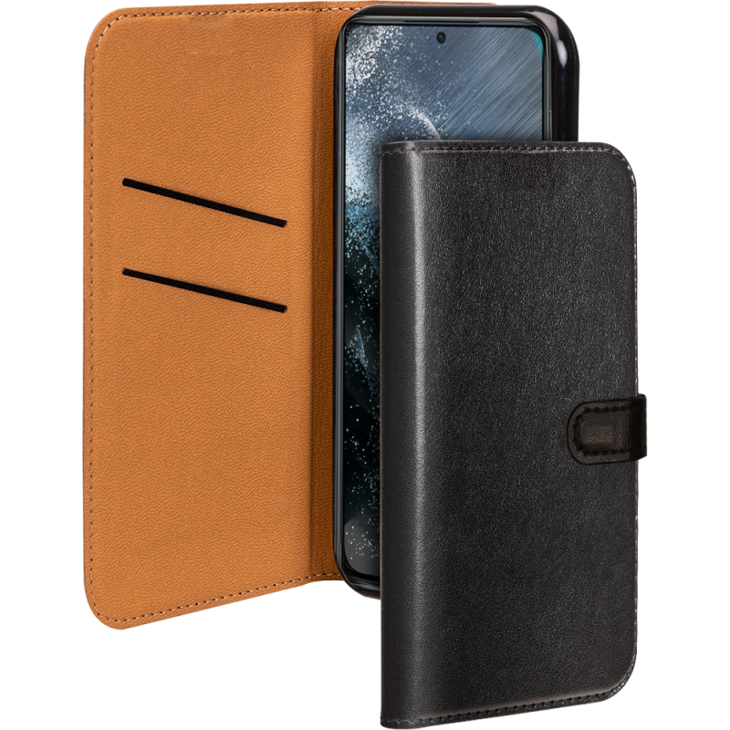 Folio Wallet Samsung Galaxy S23 Ultra 5G Noir avec languette de fermeture Bigben