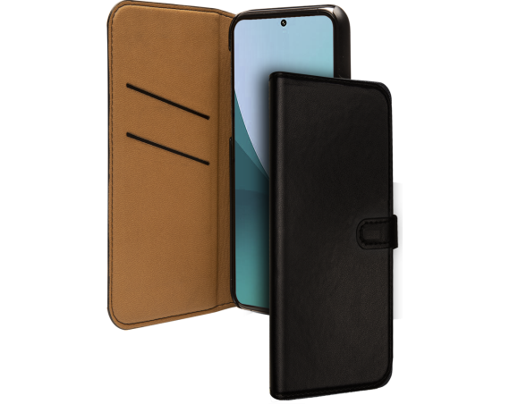 Folio Wallet Xiaomi 12 Lite Noir avec languette de fermeture Bigben