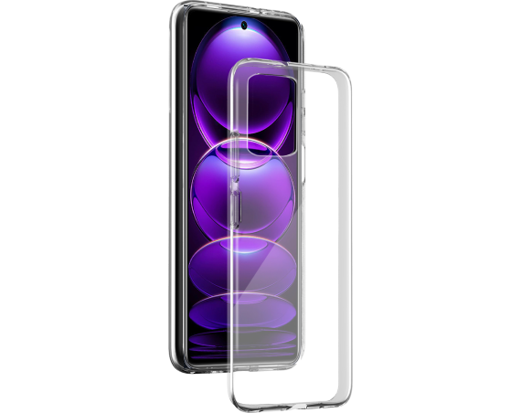 Coque Xiaomi Redmi Note 12 4G/5G Silisoft souple Transparente Bigben