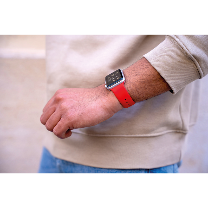 Bracelet Active pour Apple Watch 42-44mm 42-44mm Rouge Bigben