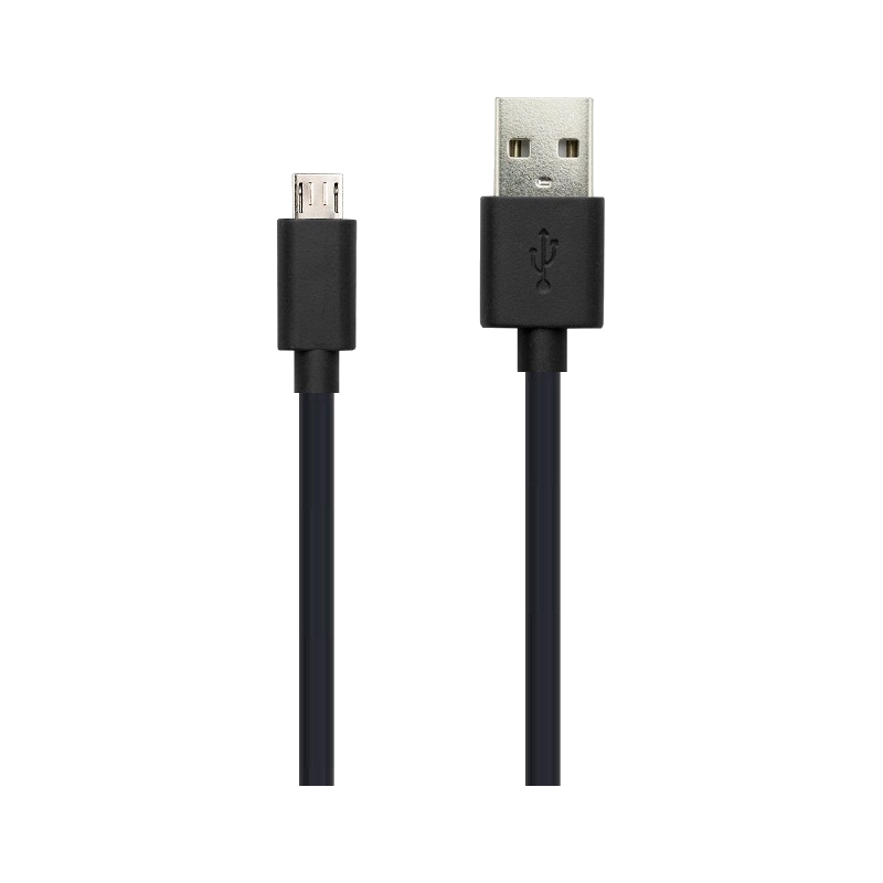 Chargeur voiture 2.4A FastCharge + Câble USB A/micro USB Noir Bigben