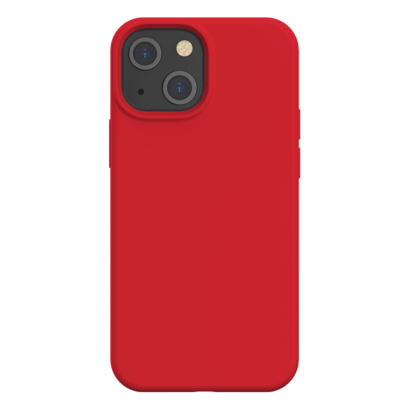 Coque Apple iPhone 13 mini Silicone SoftTouch Rouge Bigben