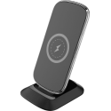 Chargeur induction FastCharge 15-7.5W Stand avec chargeur 20W Noir - 100% Plastique recyclé Bigben