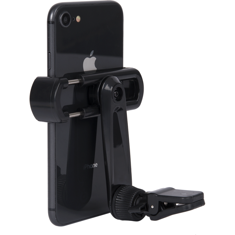 Support Voiture Ajustable avec Bras rotatif sur Ventilation Noir Bigben