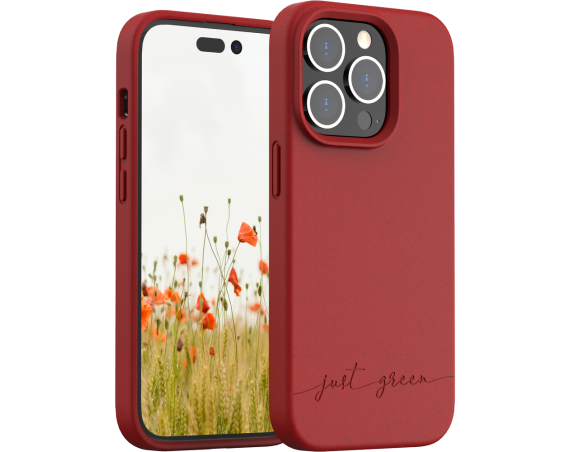 Coque iPhone 14 Pro Natura Rouge - Eco-conçue Just Green