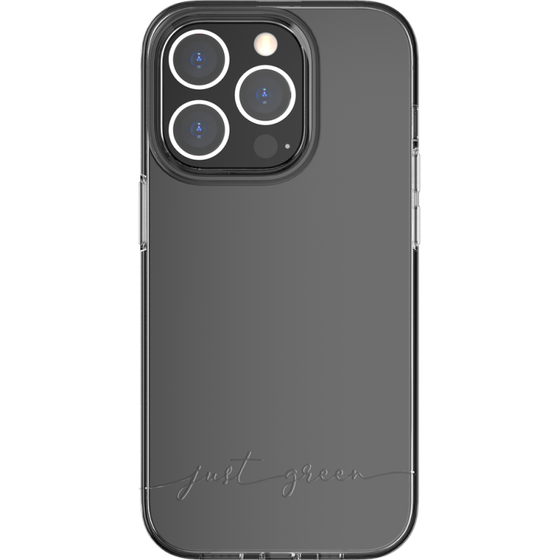 Coque iPhone 14 Pro Infinia Transparente - 100% Plastique recyclé Certifié GRS Just Green