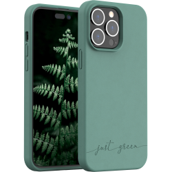 Coque iPhone 14 Pro Max Natura Night Green - Eco-conçue Just Green