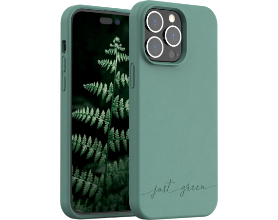 Coque iPhone 14 Pro Max Natura Night Green - Eco-conçue Just Green