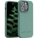 Coque iPhone 14 Pro Natura Night Green - Eco-conçue Just Green