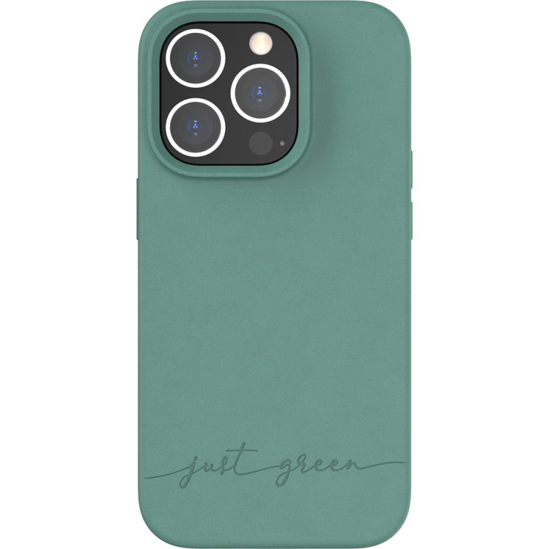 Coque iPhone 14 Pro Natura Night Green - Eco-conçue Just Green