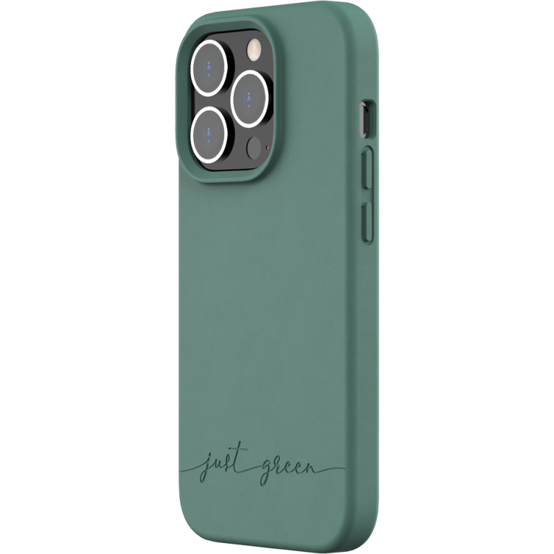 Coque iPhone 14 Pro Natura Night Green - Eco-conçue Just Green