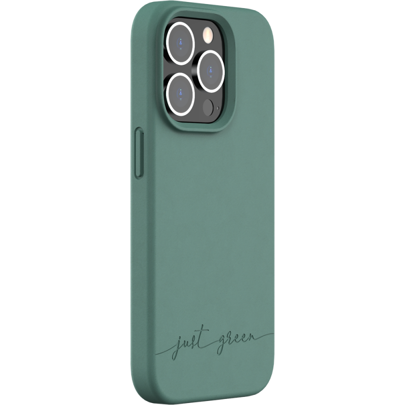 Coque iPhone 14 Pro Natura Night Green - Eco-conçue Just Green