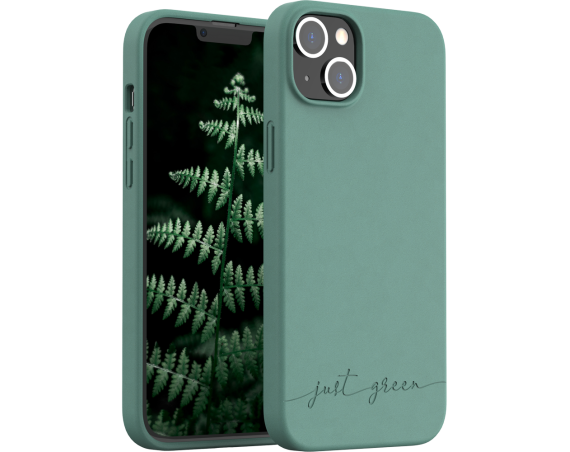 Coque iPhone 14 Plus Natura Night Green - Eco-conçue Just Green