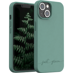 Coque iPhone 14 Natura Night Green - Eco-conçue Just Green