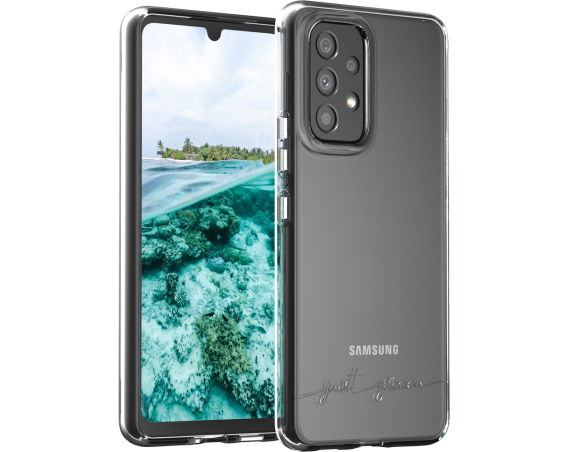 Coque Samsung Galaxy A53 5G Infinia Transparente - 50% Plastique recyclé Certifié GRS Just Green