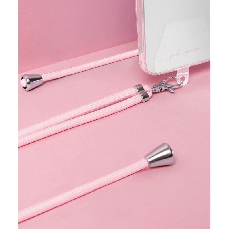 Bandoulière amovible Universelle 100% Recyclable Baby pink Just Green