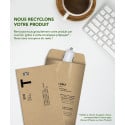 Chargeur voiture Recyclable Blanc USB A+C PD 37W (12+25W) Power Delivery Just Green