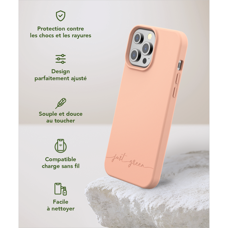 Coque iPhone 13 Pro Natura Sand - Eco-conçue Just Green