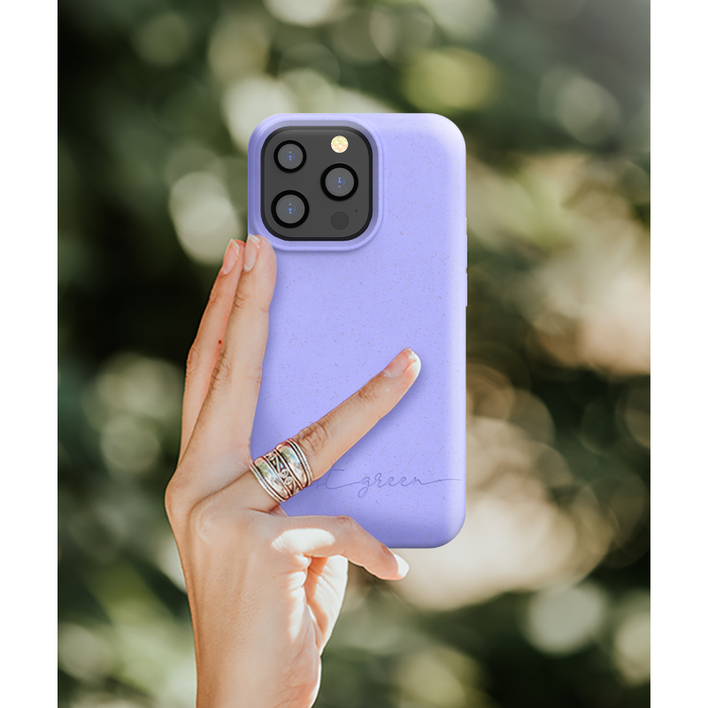 Coque iPhone 13 Pro Natura Lavande - Eco-conçue Just Green