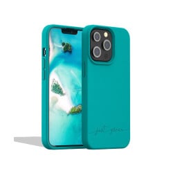 Coque iPhone 13 Pro Natura Blue Lagoon - Eco-conçue Just Green