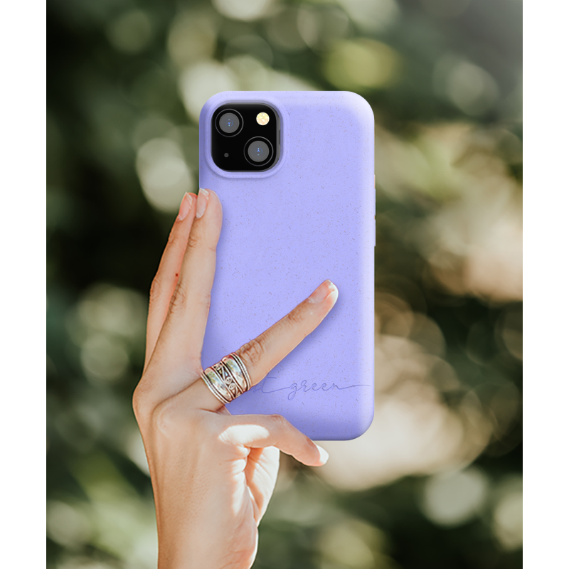 Coque iPhone 13 Natura Lavande - Eco-conçue Just Green