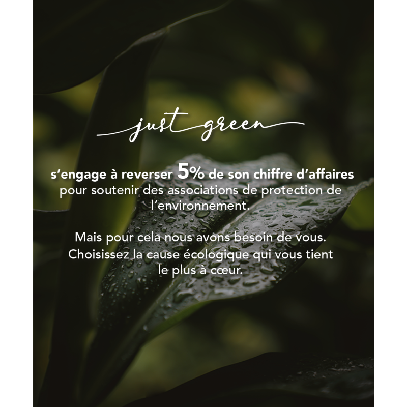 Coque iPhone 13 mini Natura Blue Lagoon - Eco-conçue Just Green