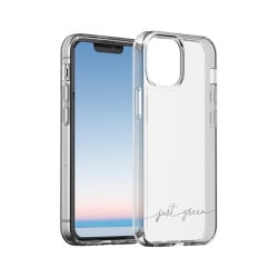 Coque iPhone 13 mini Infinia Transparente - 100 % Recyclable Just Green