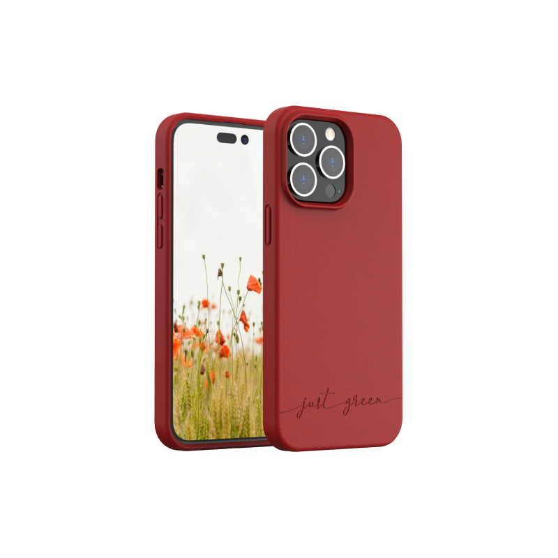 Coque iPhone 14 Pro Max Natura Rouge - Eco-conçue Just Green