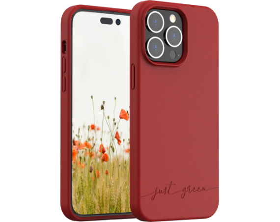 Coque iPhone 14 Pro Max Natura Rouge - Eco-conçue Just Green