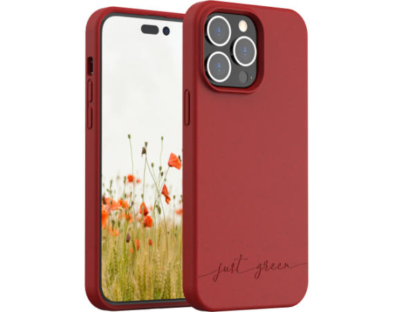 Coque iPhone 14 Pro Max Natura Rouge - Eco-conçue Just Green