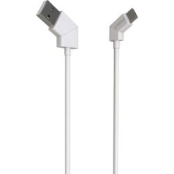Câble USB-C/USB Green_e embouts rotatifs 3A