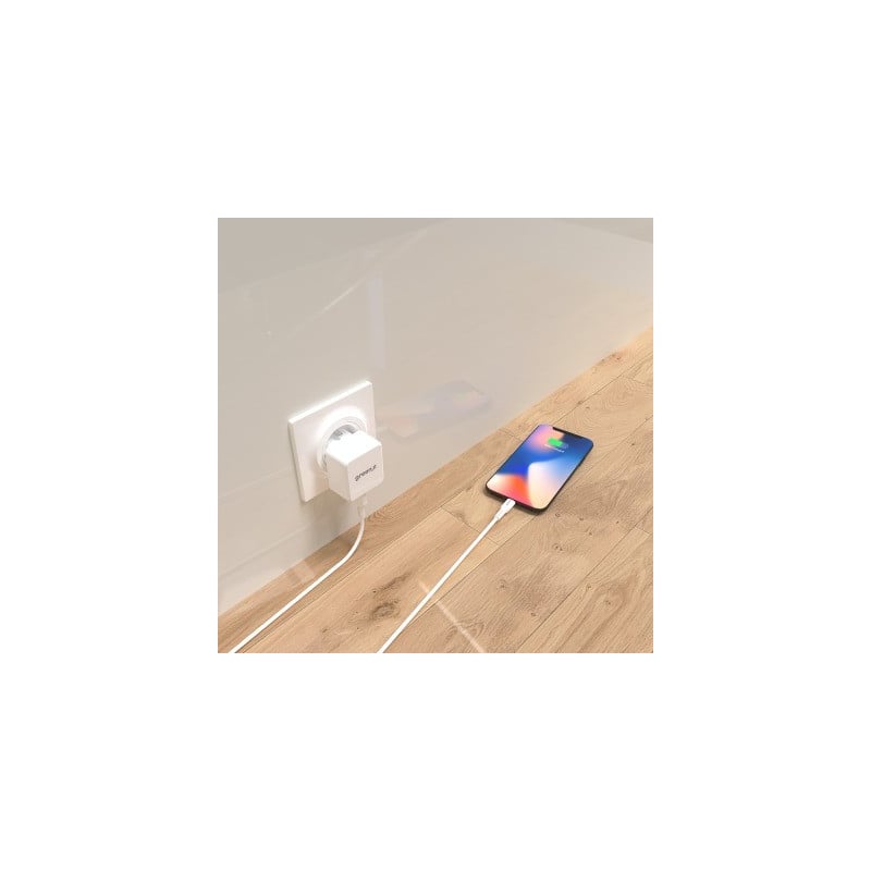 Chargeur secteur blanc 3.0 A Green_e