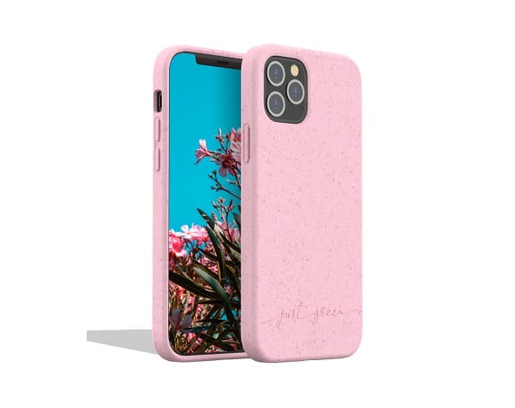 Coque iPhone 12 / 12 Pro Natura Baby Pink - Eco-conçue Just Green