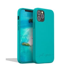 Coque iPhone 12 / 12 Pro Natura Bleue - Eco-conçue Just Green