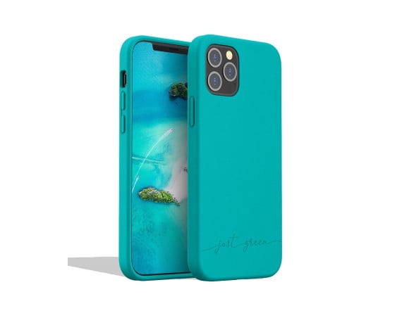 Coque iPhone 12 / 12 Pro Natura Bleue - Eco-conçue Just Green