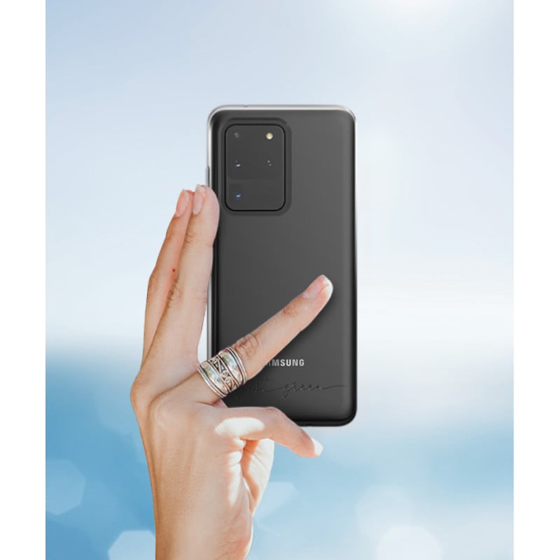 Coque Samsung Galaxy S20 Ultra Infinia Transparente - 100 % Recyclable Just Green