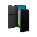 Etui Folio Wallet iPhone 15 Noir - 65% Plastique recyclé Certifié GRS Bigben