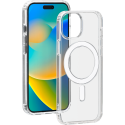 Coque iPhone 15 Compatible MagSafe Hybride Transparente Bigben