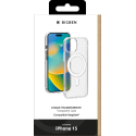 Coque iPhone 15 Compatible MagSafe Hybride Transparente Bigben