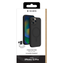Coque iPhone 15 Pro Compatible MagSafe Silicone Noire Bigben